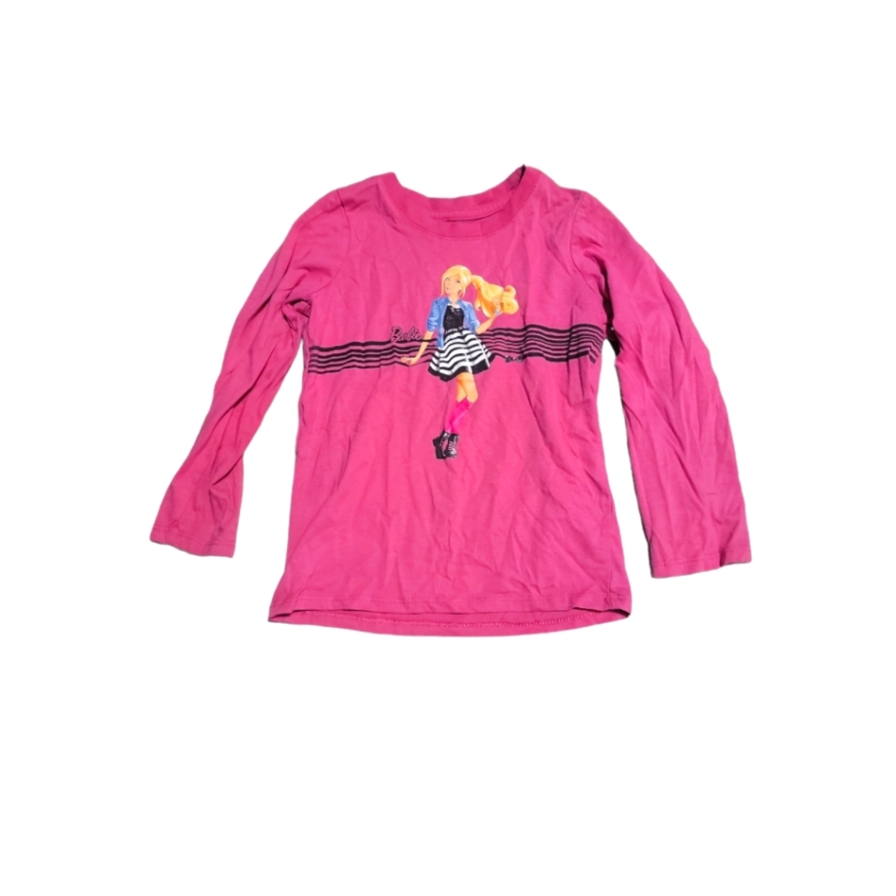 Girls long sleeve barbie shirt.